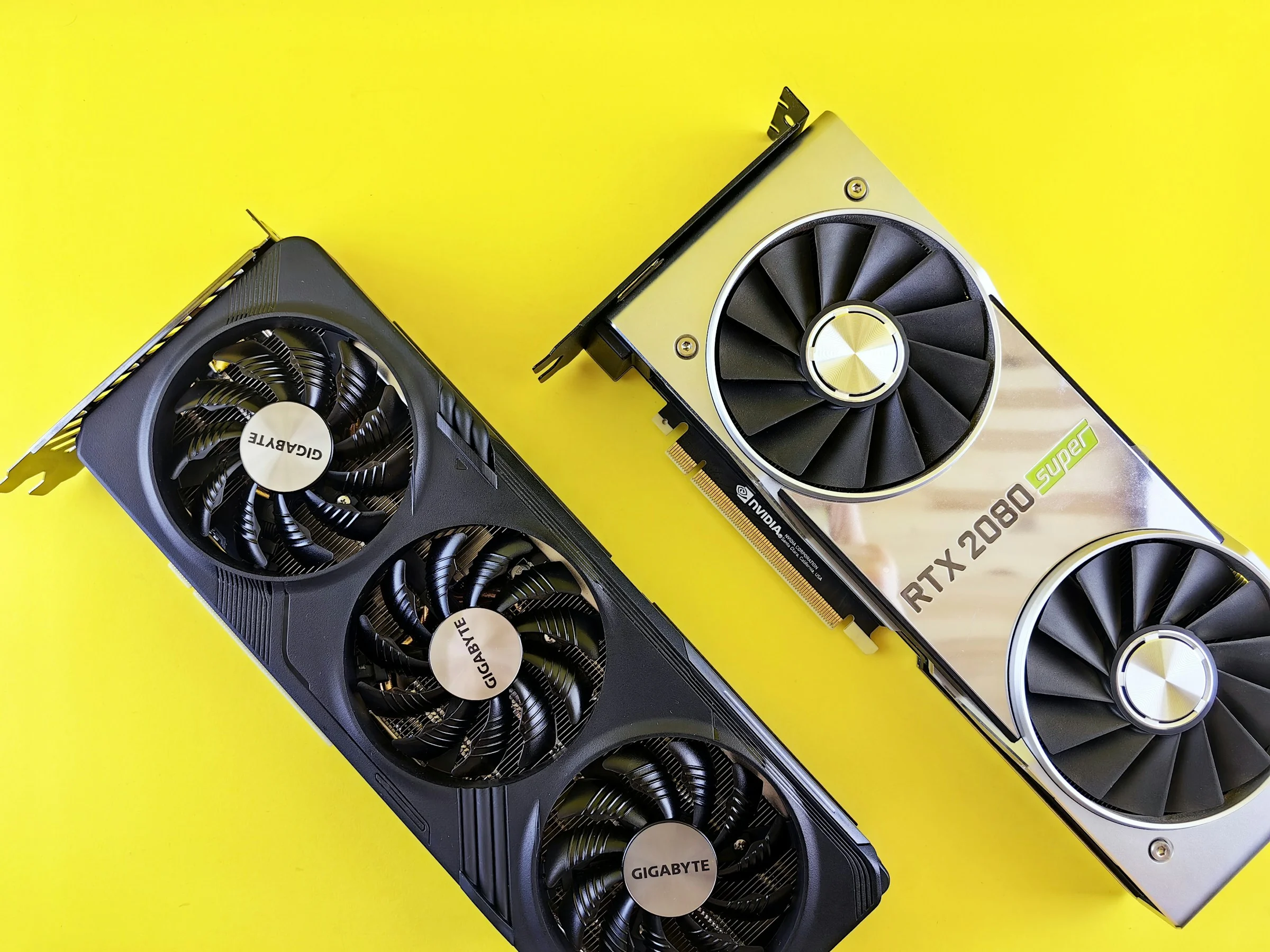 amd and nvidia used gpus on table