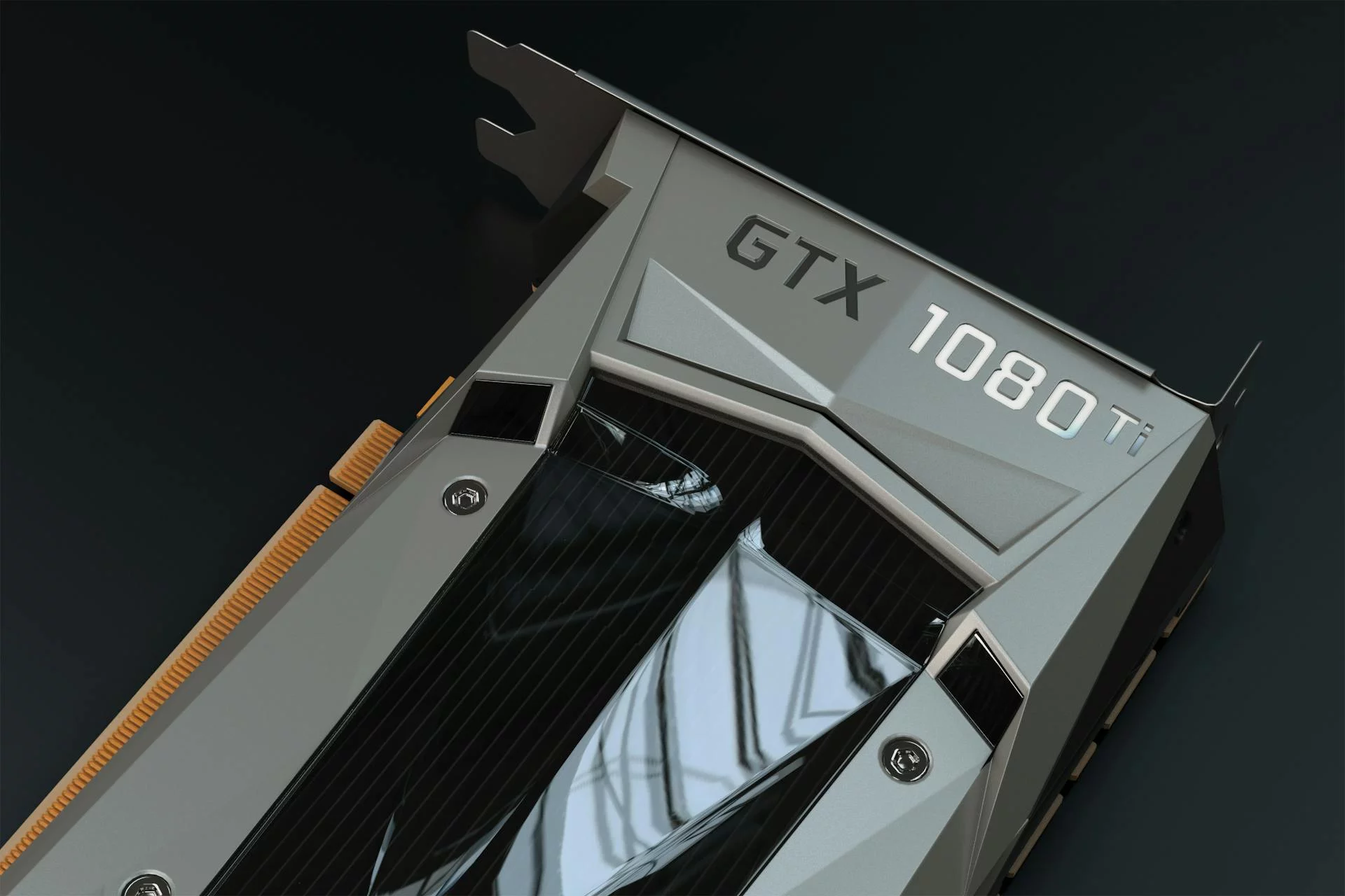 a pre owned graphics card on a table